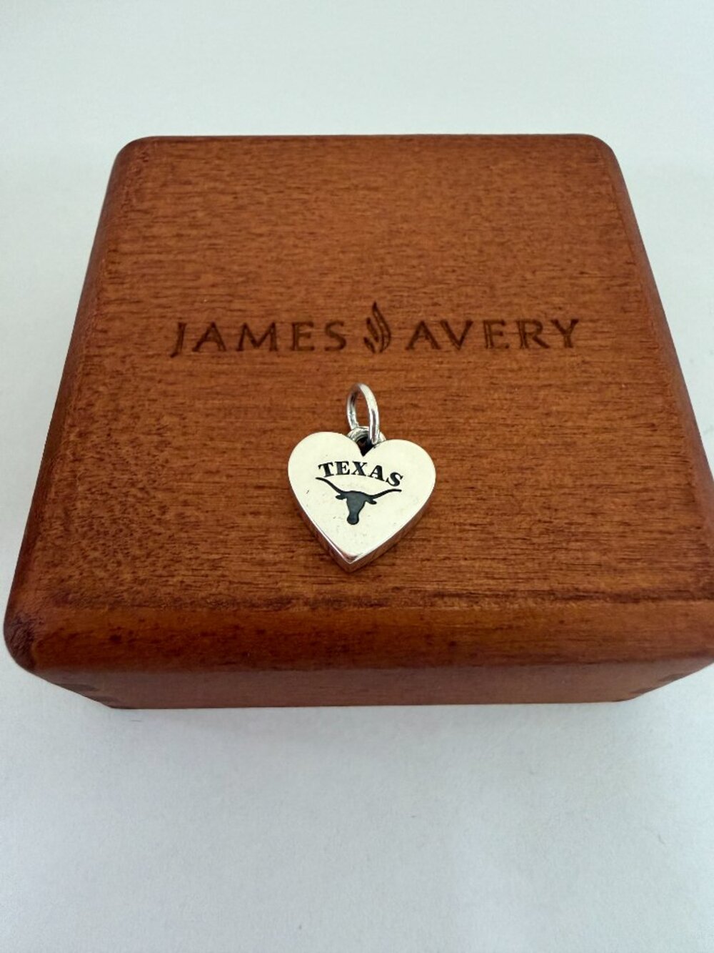 James Avery The University of Texas Classic Heart Charm - Picture 5 of 5